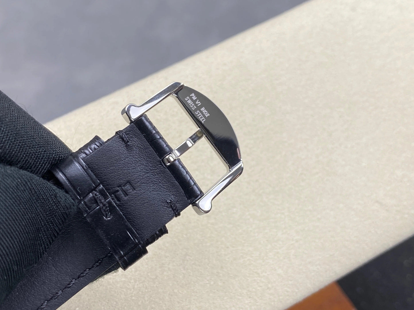 IWC Portofino 41mm Cream Dial Black Crocodile Leather Strap