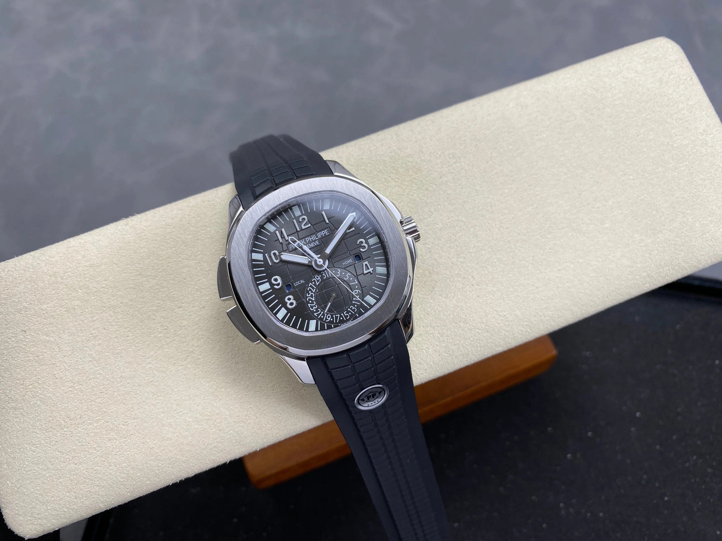 Patek Philippe Aquanaut Travel Time 40mm Black Dial Steel Case