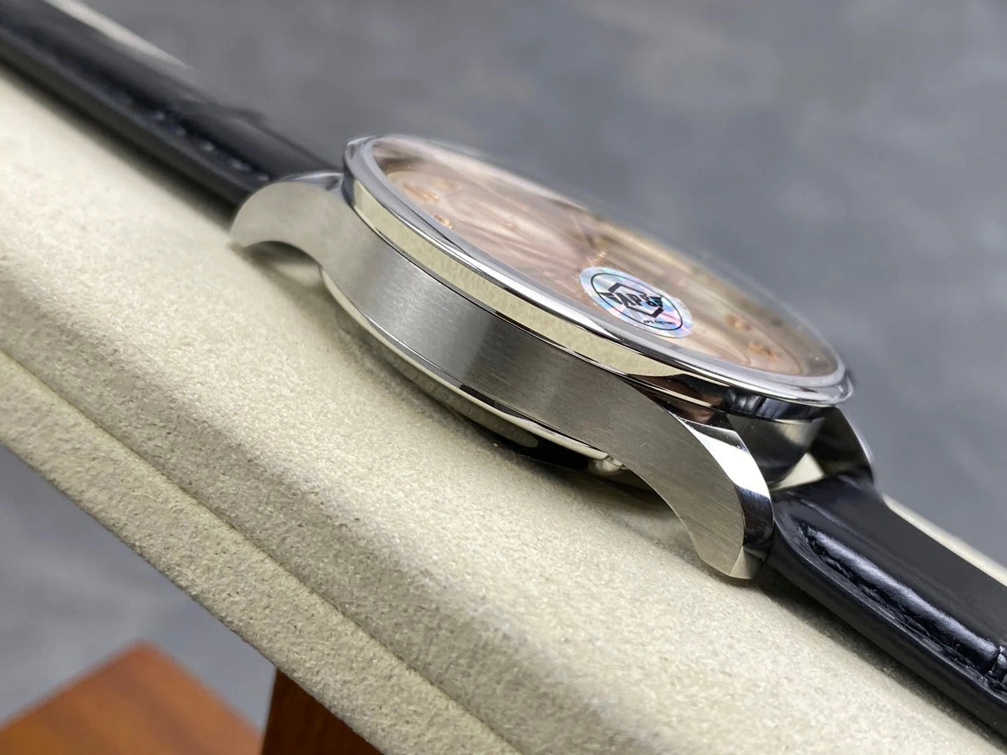 IWC Portuguese Chronograph 41mm Steel Case Crocodile Leather