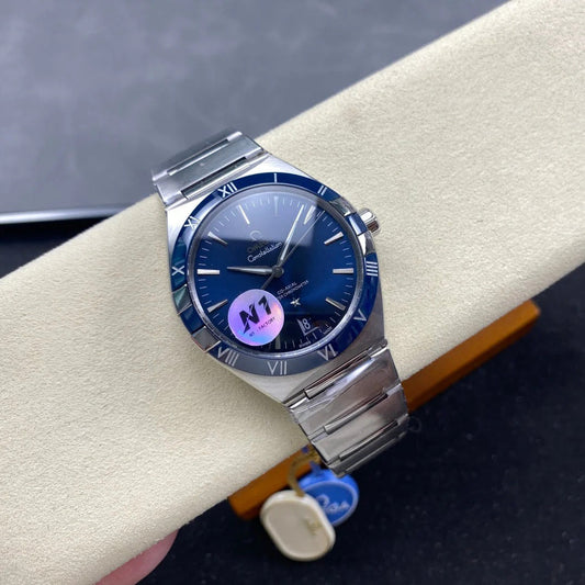 Omega Constellation Co-Axial Master Chronometer 41 mm Stainless Steel Case Blue Dial
