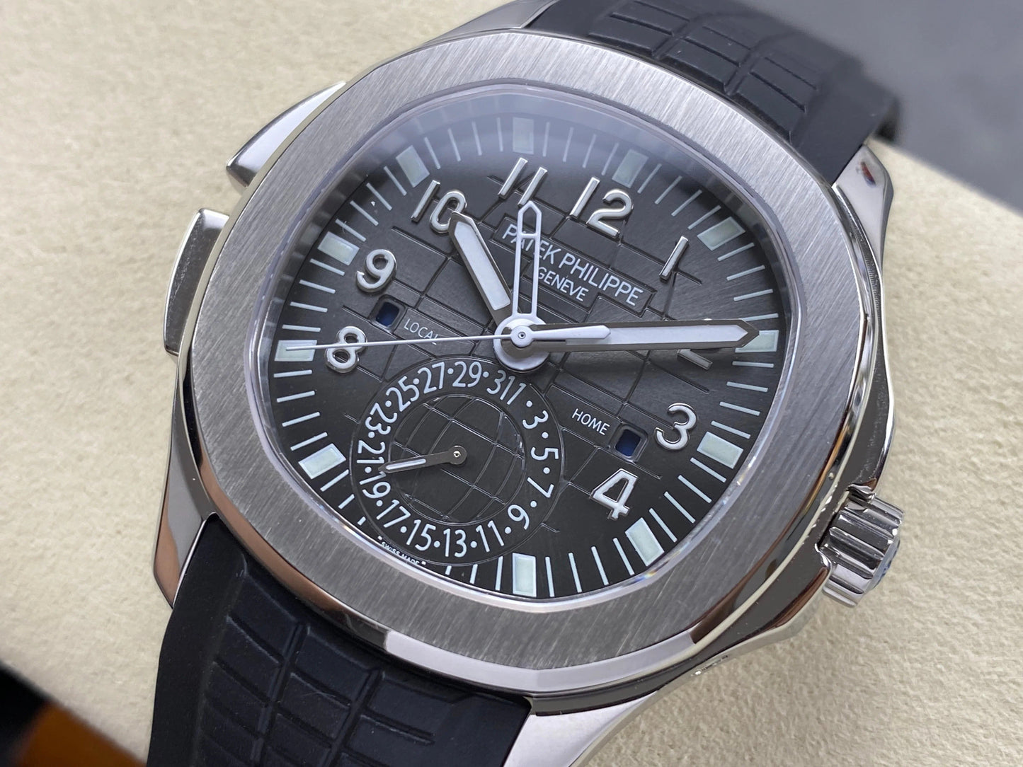 Patek Philippe Aquanaut Travel Time 40mm Black Dial Steel Case