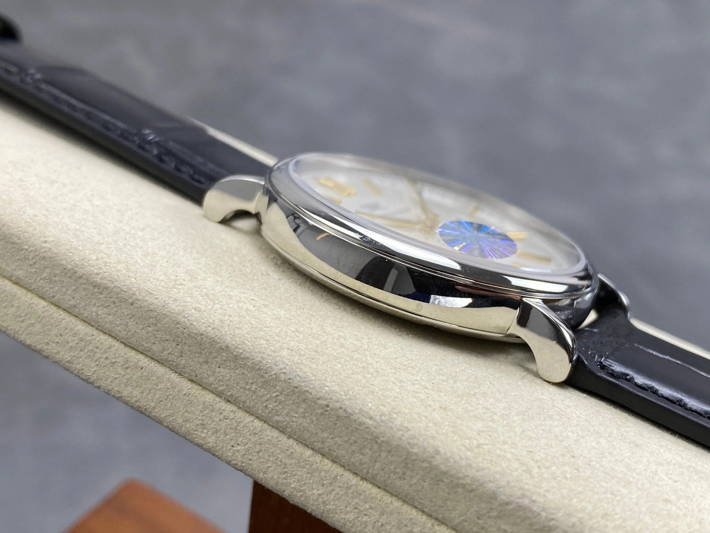 IWC Portofino 41mm Cream Dial Black Crocodile Leather Strap