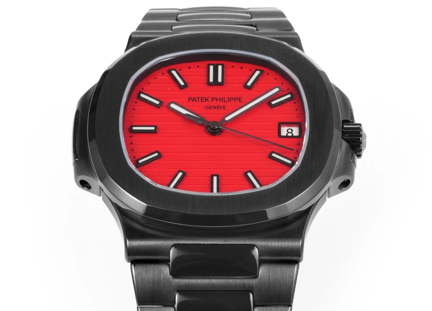 Patek Philippe Nautilus 5711 Red Dial Black Case Watch