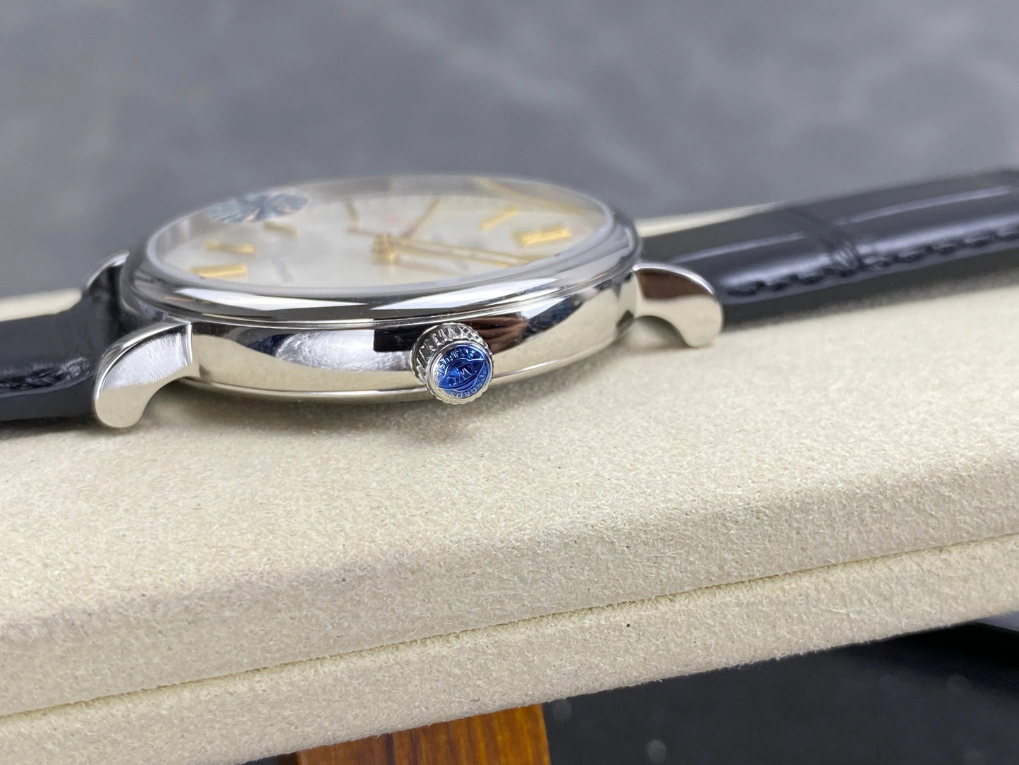 IWC Portofino 41mm Cream Dial Black Crocodile Leather Strap