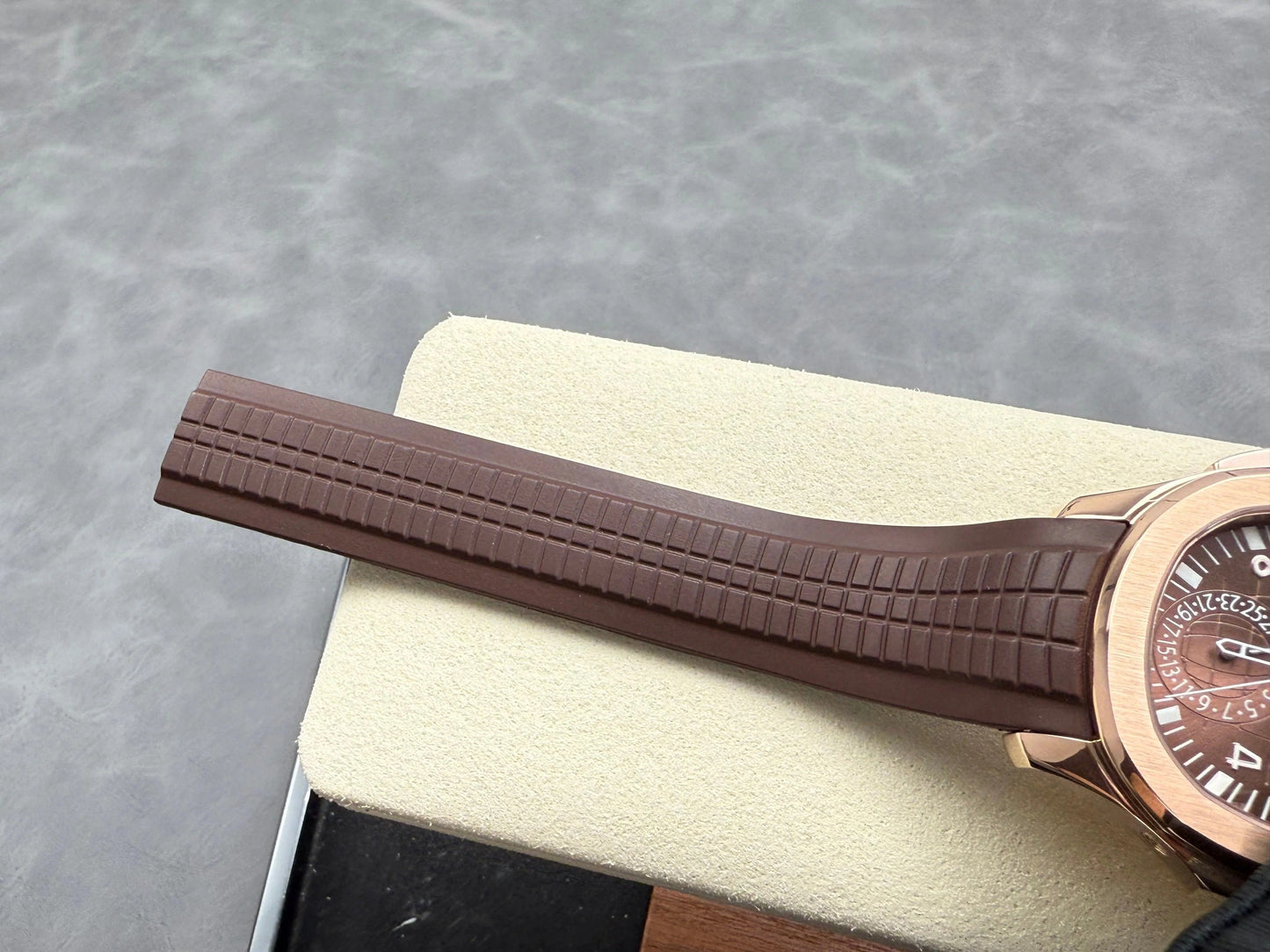 Patek Philippe Aquanaut Travel Time 40mm Brown Dial Rose Gold Case