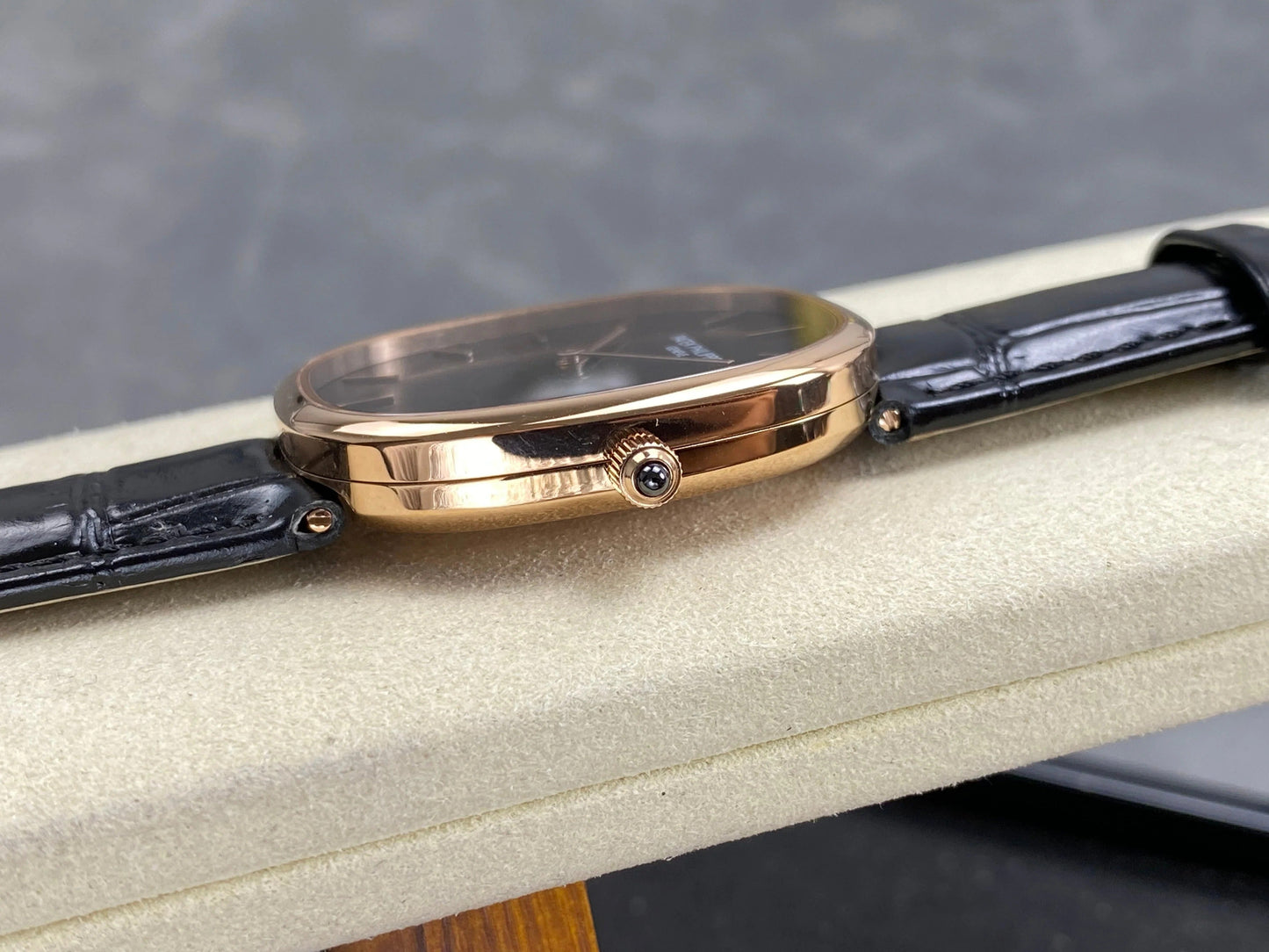 Patek Philippe Golden Ellipse 40mm Black Dial Rose Gold Case