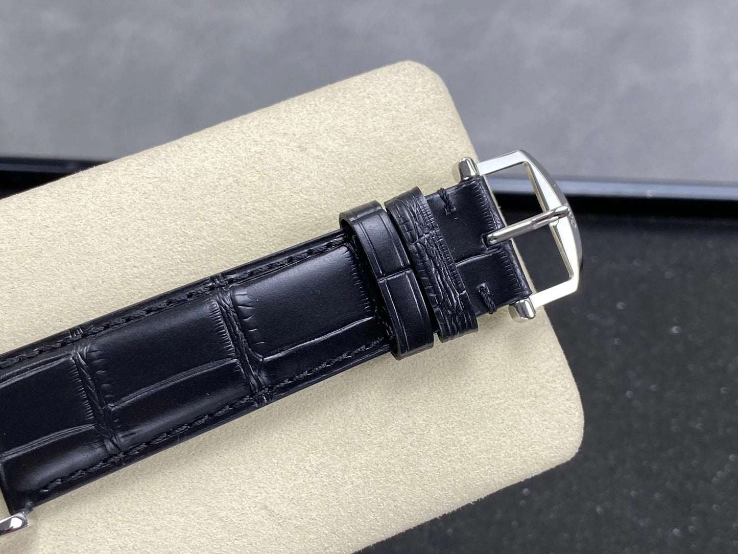 IWC Portofino 41mm Cream Dial Black Crocodile Leather Strap