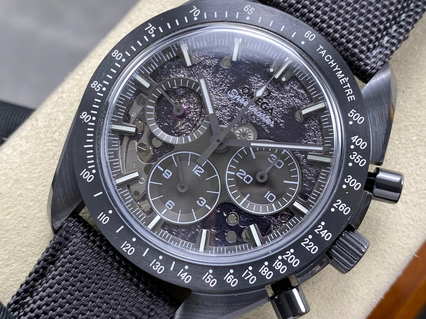 Omega Speedmaster Dark Side of the Moon 44.25mm Dark Grey Textile Strap