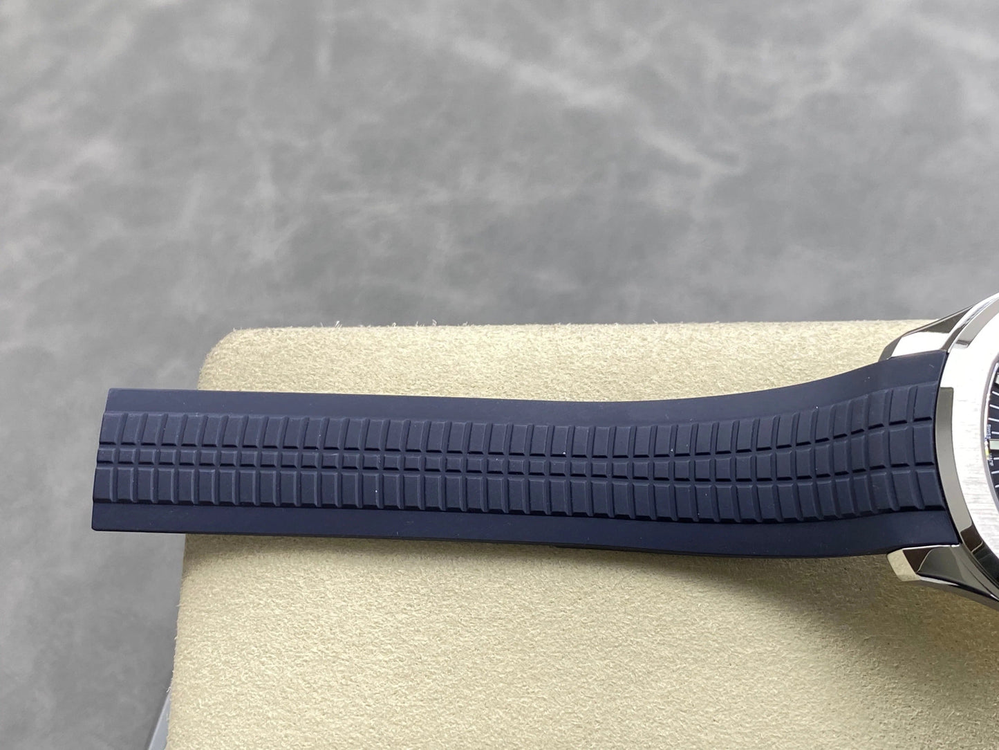 Patek Philippe Aquanaut 42mm Blue Dial Blue Rubber Strap