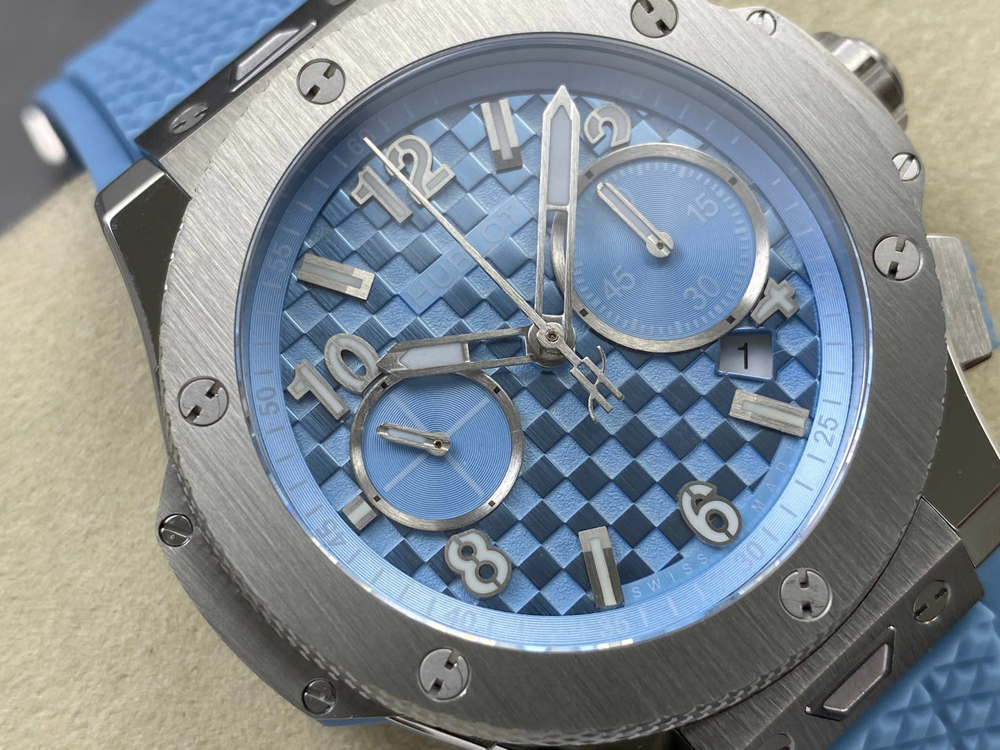Hublot Big Bang Unico Original Unico Titanium Coal Blue 43mm Watch