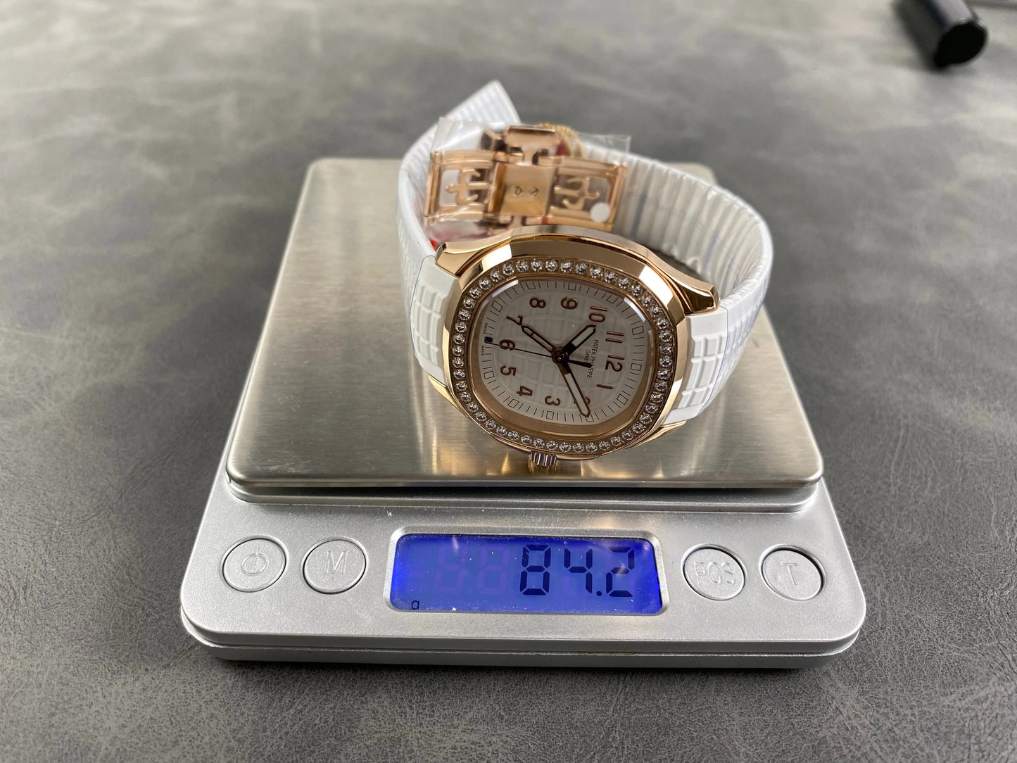 Patek Philippe Aquanaut 38.8mm Rose Gold Case Brown Rubber Strap