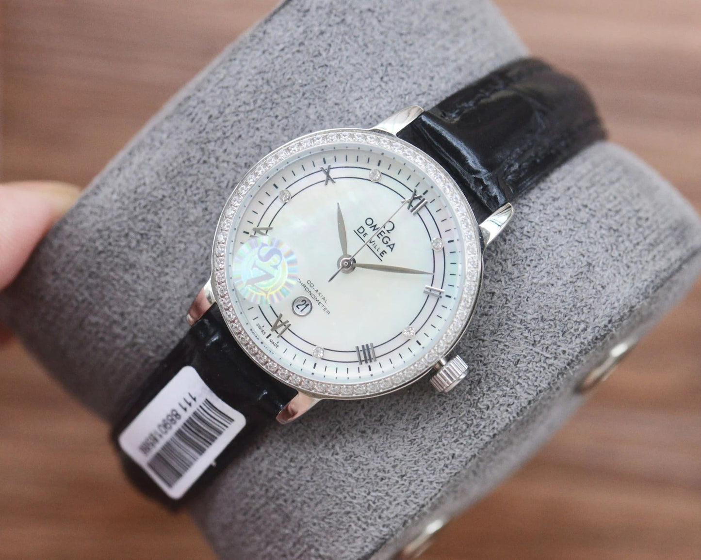 Omega De Ville Prestige 34mm Watch Diamond Case