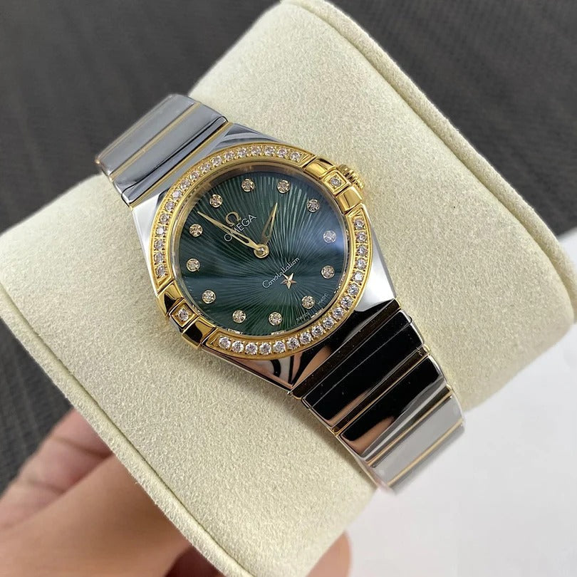 Omega Constellation Moonshine-Tone Diamonds 27mm Watch