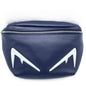 Fendi Bugs Eye Leather Waist Bag Navy