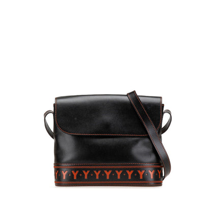 Yves Saint Laurent YSL Cutout Leather Shoulder Bag