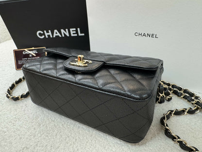 Chanel 17 Small Classic Flap Caviar Bag