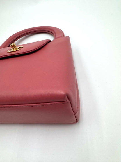 Chanel Kelly Lambskin Gold Shoulder Bag Lambskin