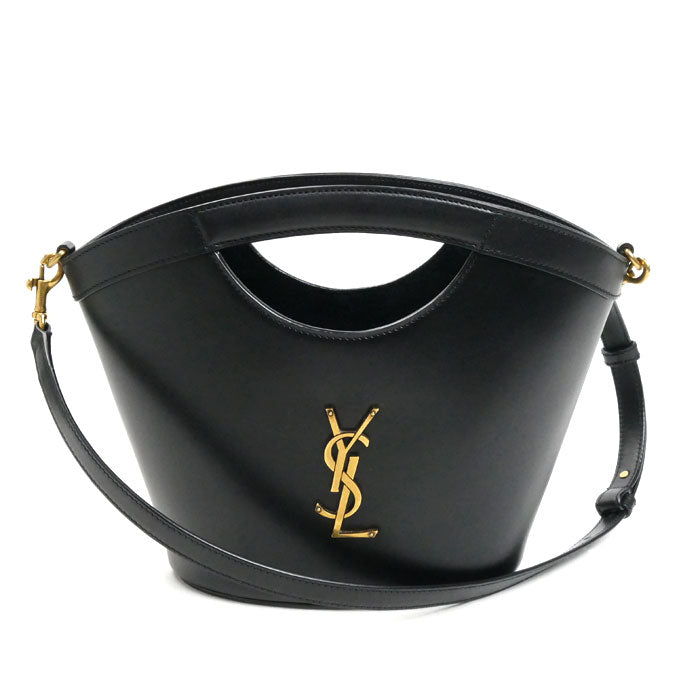 Saint Laurent Celia Smooth Leather 2Way Tote Bag