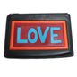 Fendi Vocabulary Love Leather Clutch Bag