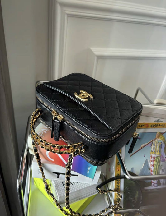 Chanel Chanel 22 Caviar Black Shoulder Bag