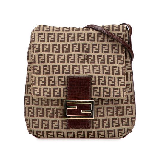 Fendi Zucchino Red Shoulder Bag Style 51