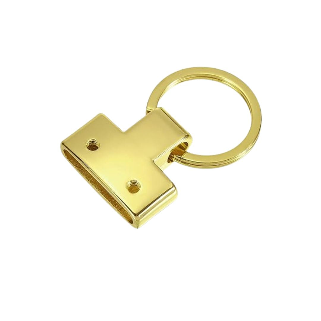 Printed Leather Key Fobs