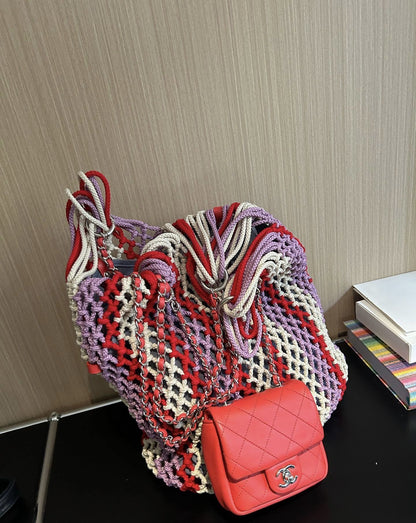 Chanel Luxury Leather Pink Handbag Style 2