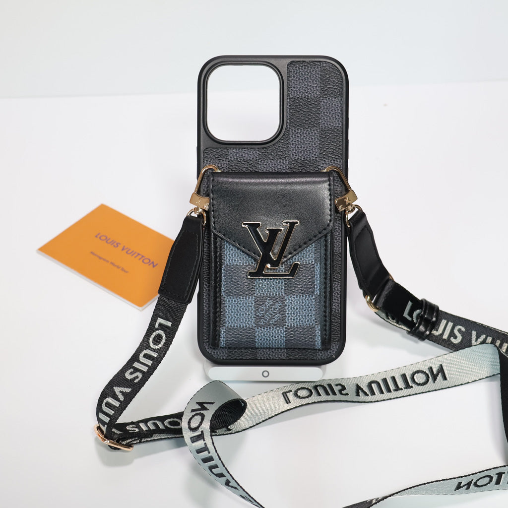 iPhone LV Case Wallet For 1216 / Pro / Pro Max / Plus /