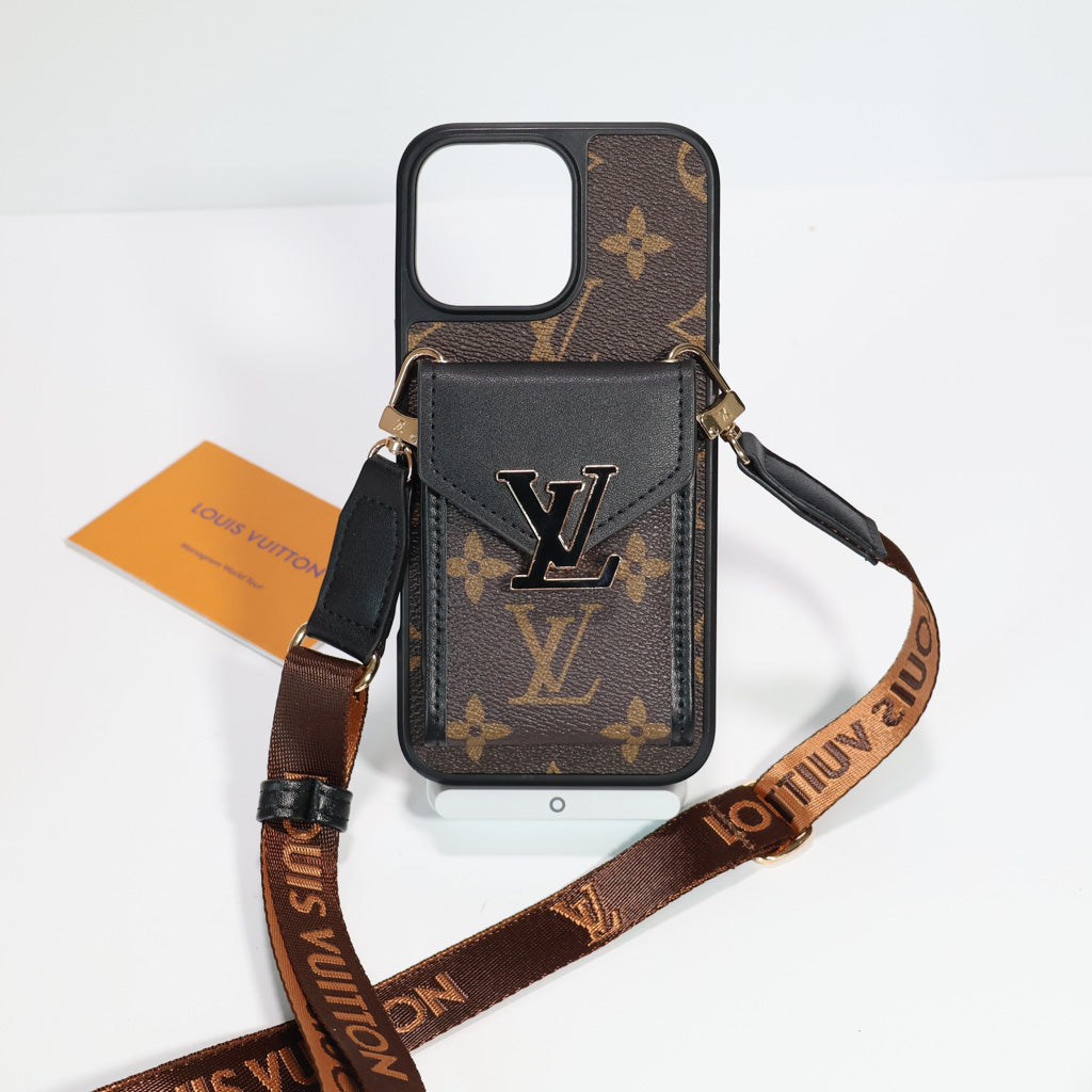 iPhone LV Case Wallet For 1216 / Pro / Pro Max / Plus /