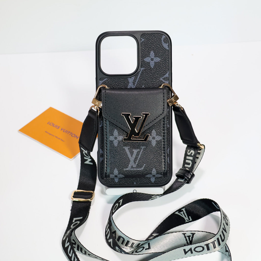 iPhone LV Case Wallet For 1216 / Pro / Pro Max / Plus /