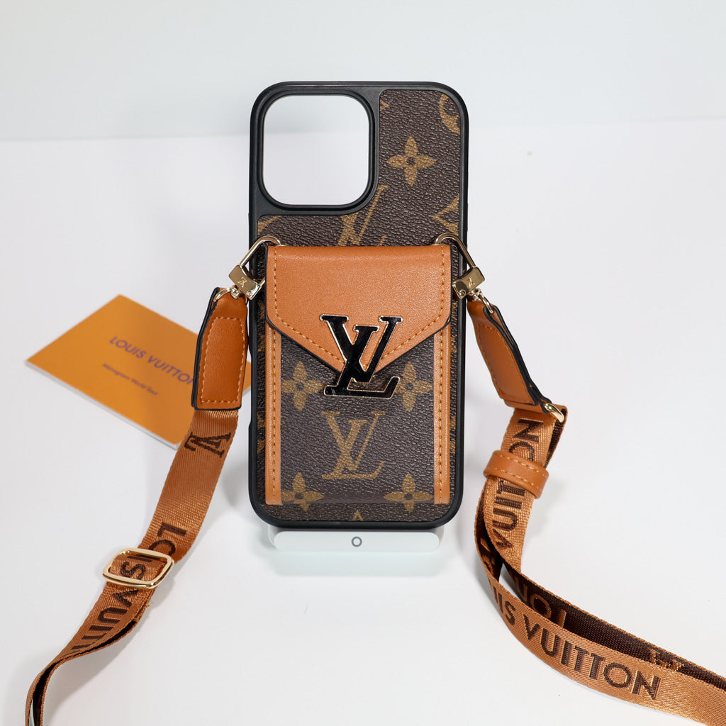 iPhone LV Case Wallet For 1216 / Pro / Pro Max / Plus /