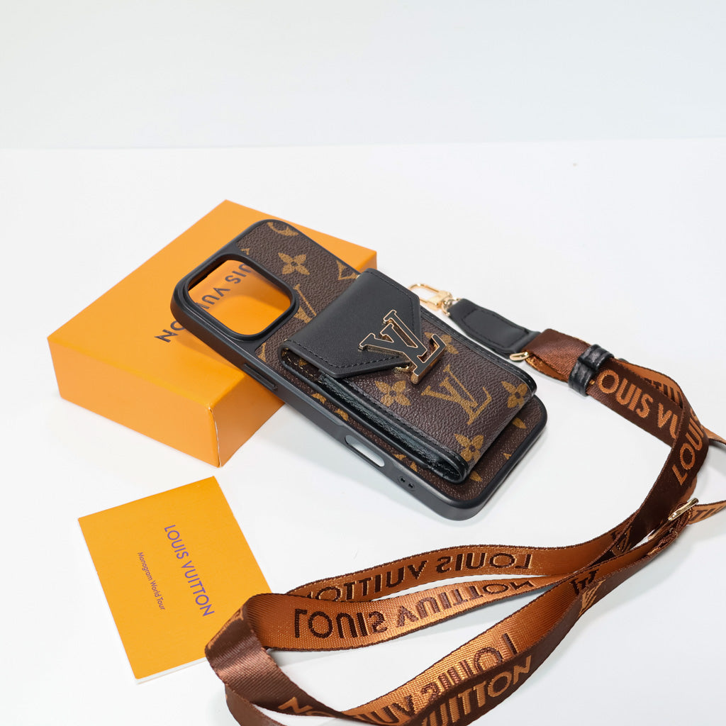 iPhone LV Case Wallet For 1216 / Pro / Pro Max / Plus /