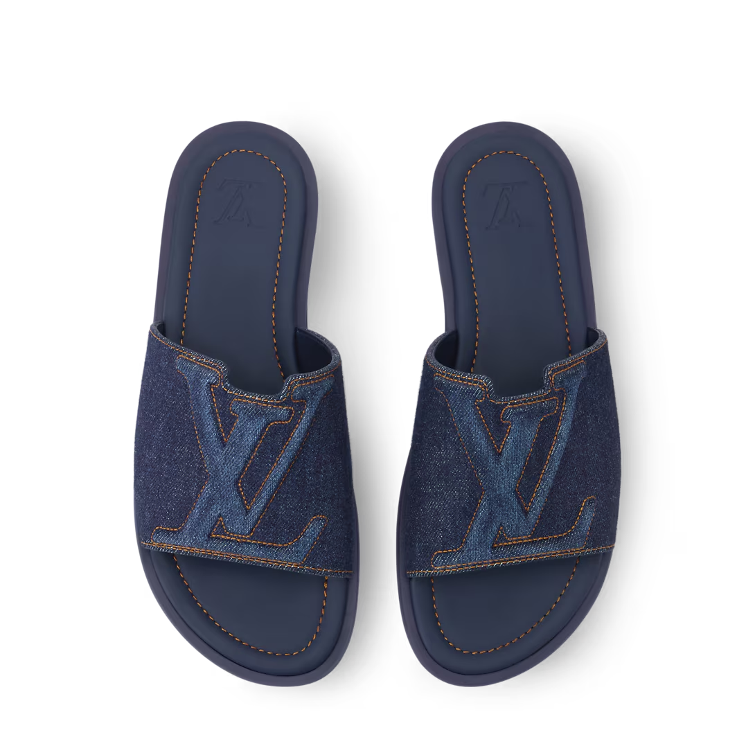 LV Portofino Mule Navy Blue