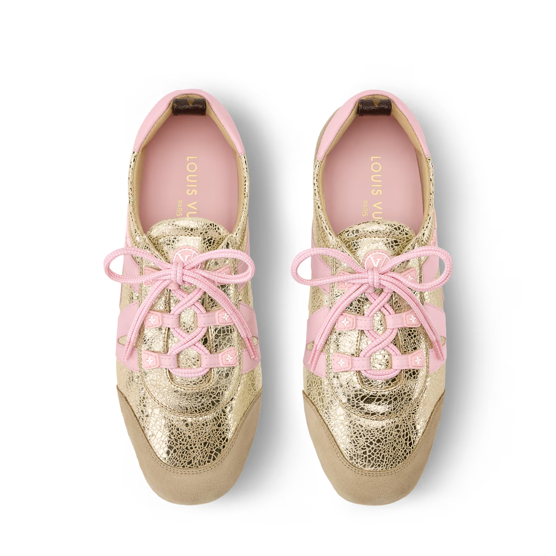 LV Sneakerina Gold Pink