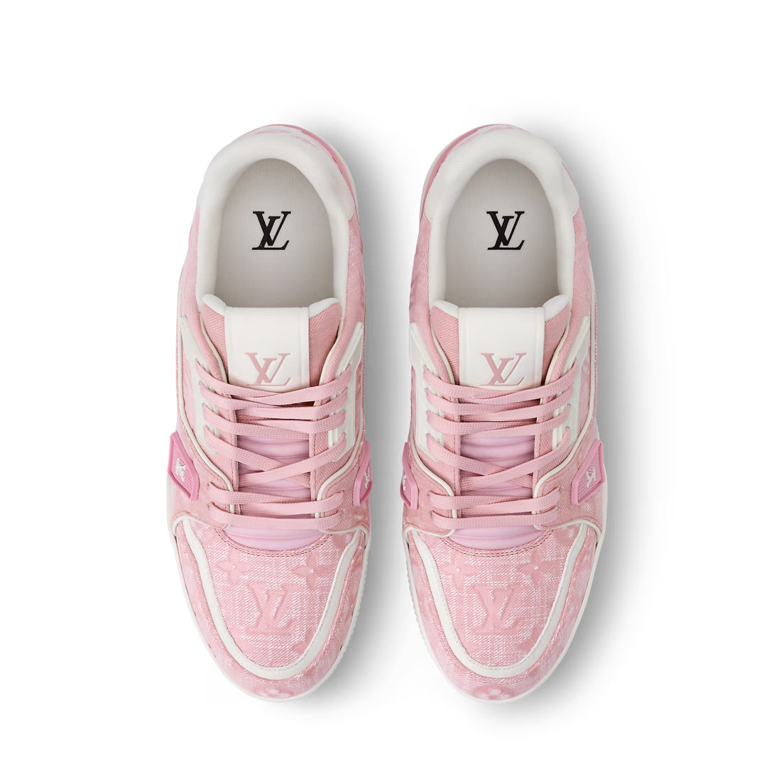 LV Trainer Pink Canvas