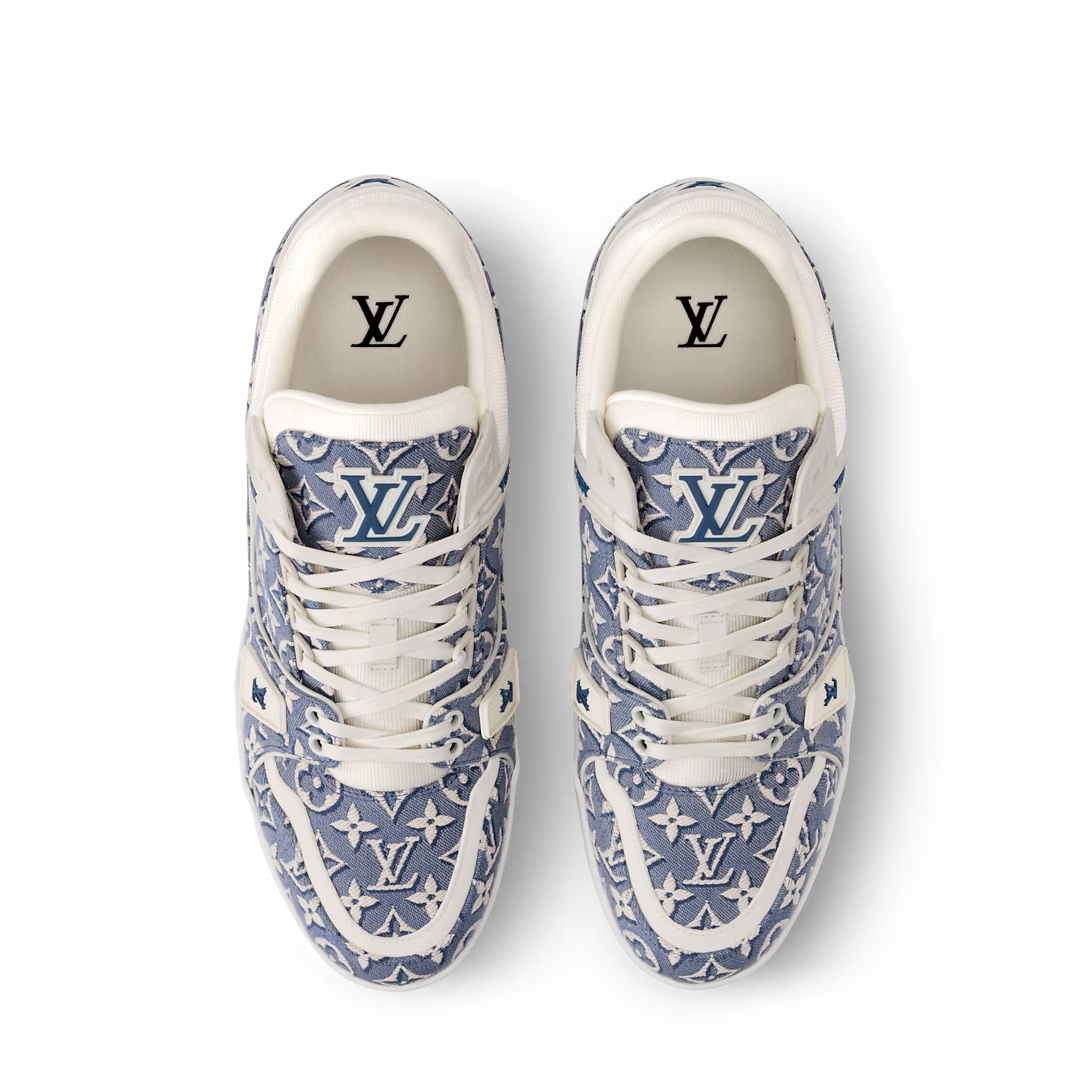LV Trainer Sneaker Blue