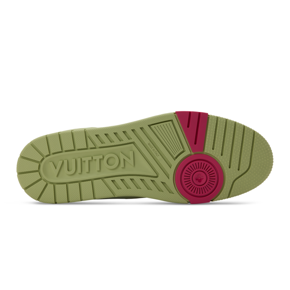 LV Trainer Sneaker Coordinates With The Season’s Monogram Donuts Green