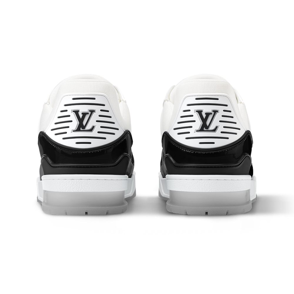 LV Trainer Sneaker Black White