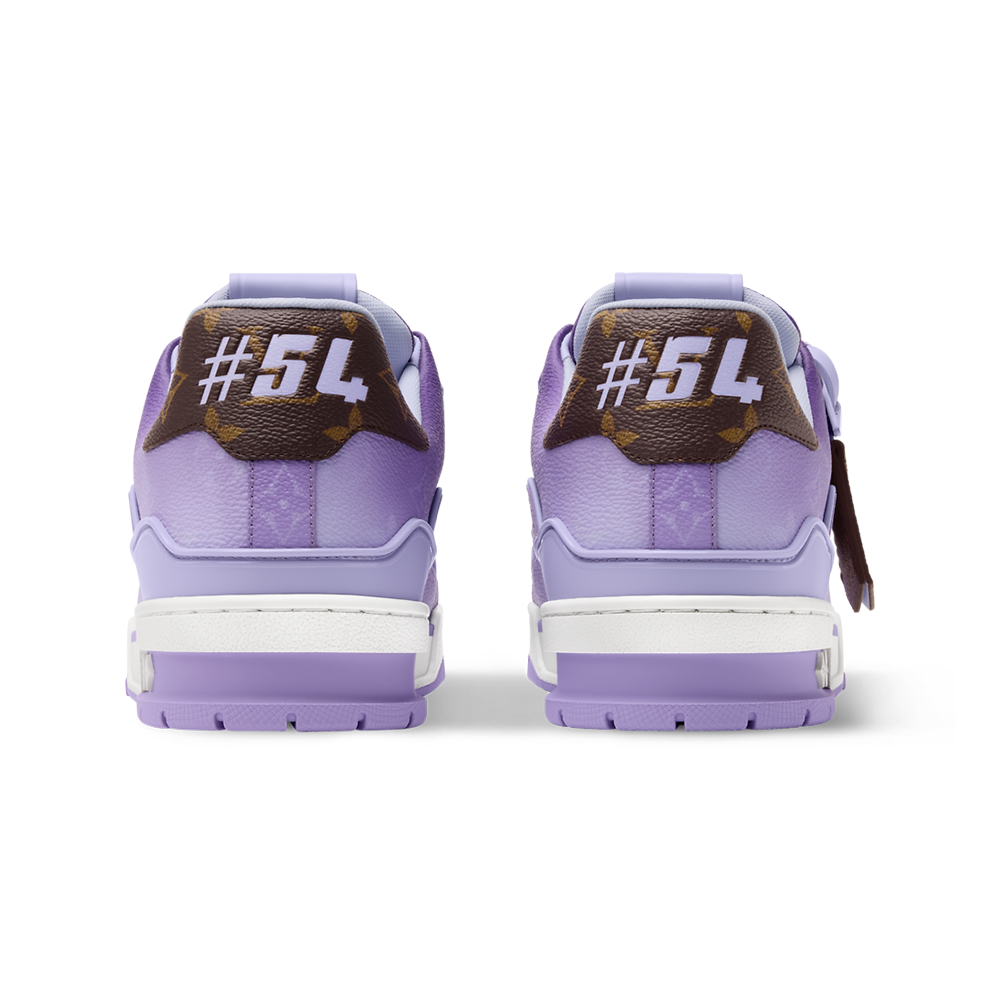 LV Trainer Sneaker Comes In Monogram-Printed Canvas Purple