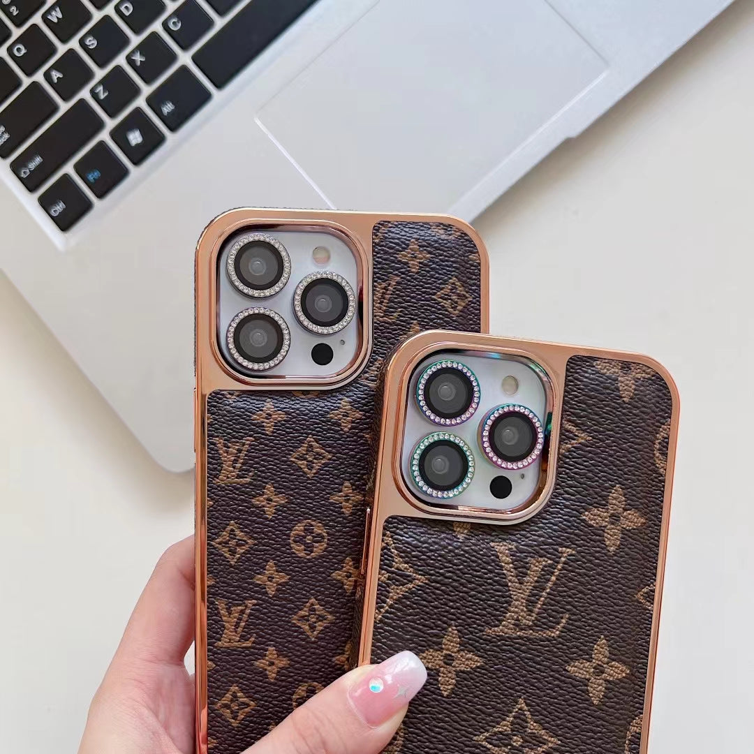 Louis V Monogram Phone Case for iPhone 16 Pro Max Plus Series