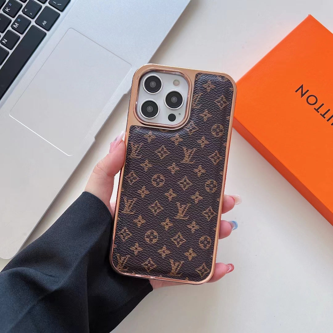 Louis V Monogram Phone Case for iPhone 16 Pro Max Plus Series