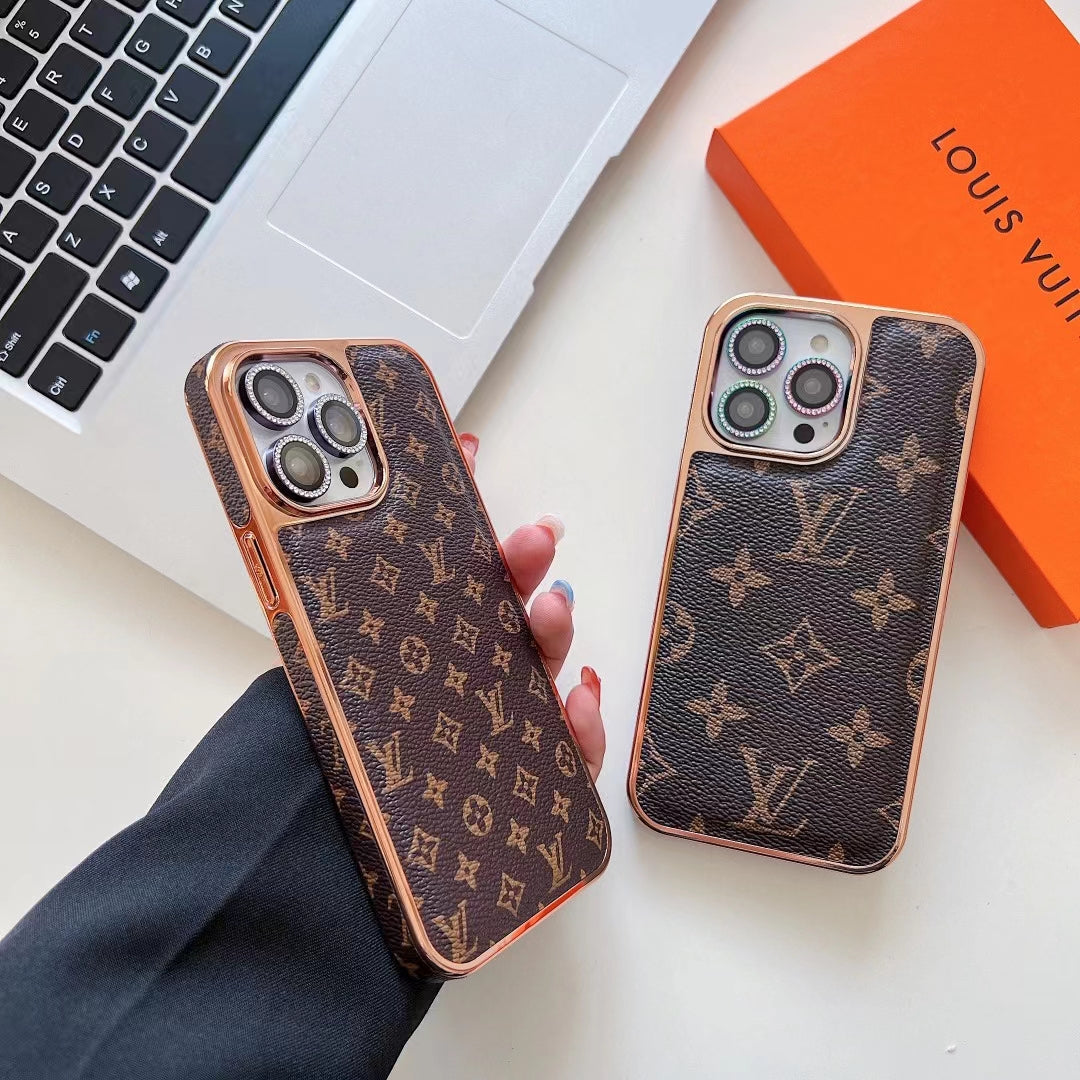 Louis V Monogram Phone Case for iPhone 16 Pro Max Plus Series