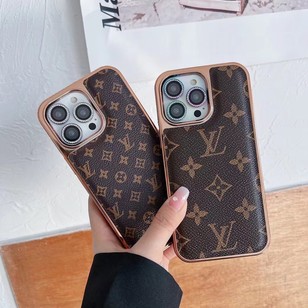Louis V Monogram Phone Case for iPhone 16 Pro Max Plus Series