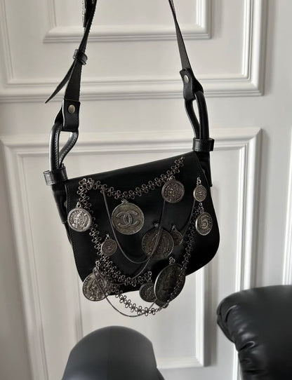 Chanel Medallion Leather Handbag