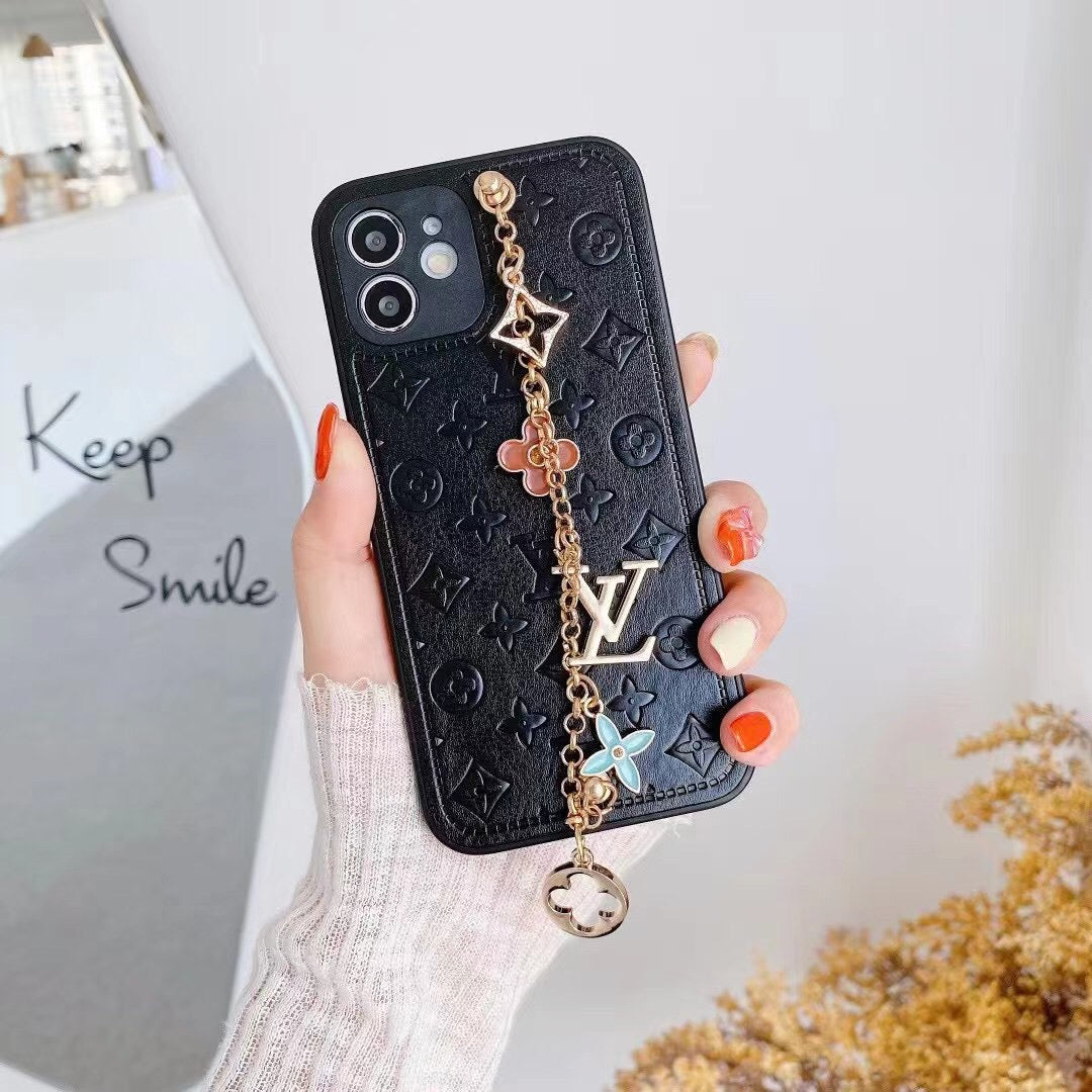 LV Luxury Phone Case Ornament Decoration for iPhone