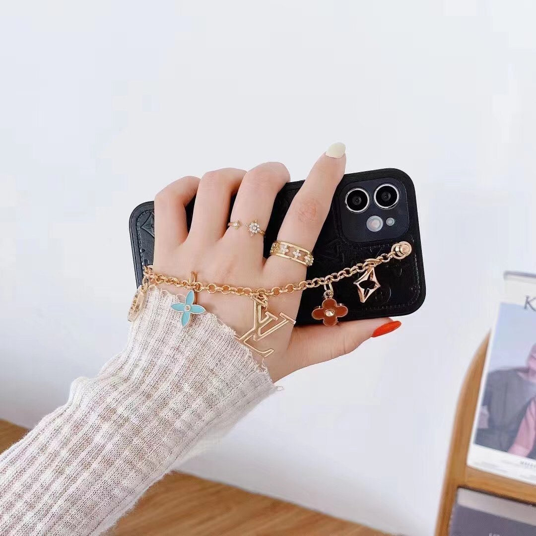 LV Luxury Phone Case Ornament Decoration for iPhone