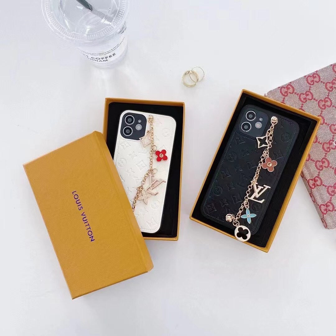 LV Luxury Phone Case Ornament Decoration for iPhone