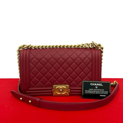 Chanel Boy Lambskin Shoulder Bag Style 4
