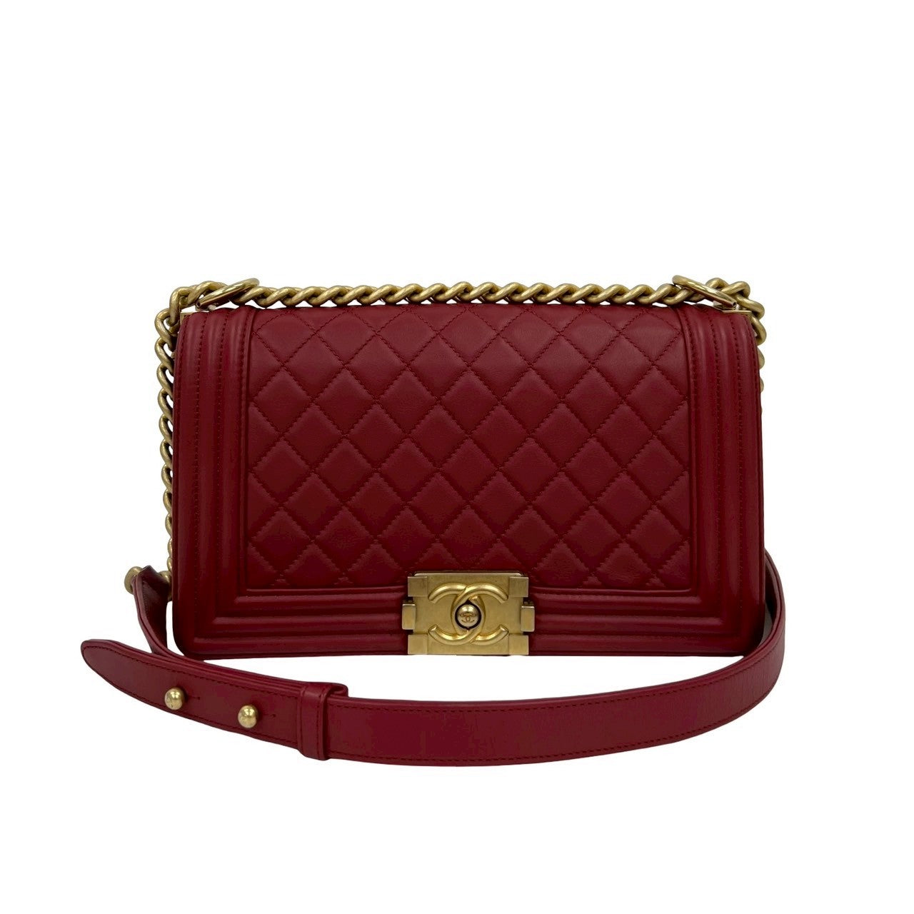 Chanel Boy Lambskin Shoulder Bag Style 4