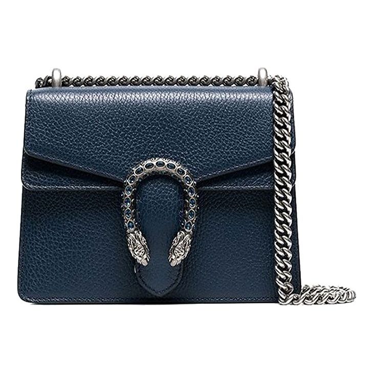 MLB Gucci Dionysus Chain Crossbody Bag Single Shoulder Bag Blue 421970-CAOGN-8205